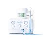 AquaCare White Bg Green Pot Feather